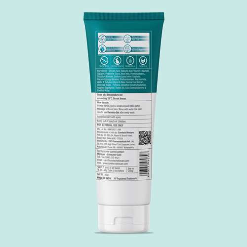 Buy Dermina Acne Facewash With Salicylic Glycolic & Niacinamide